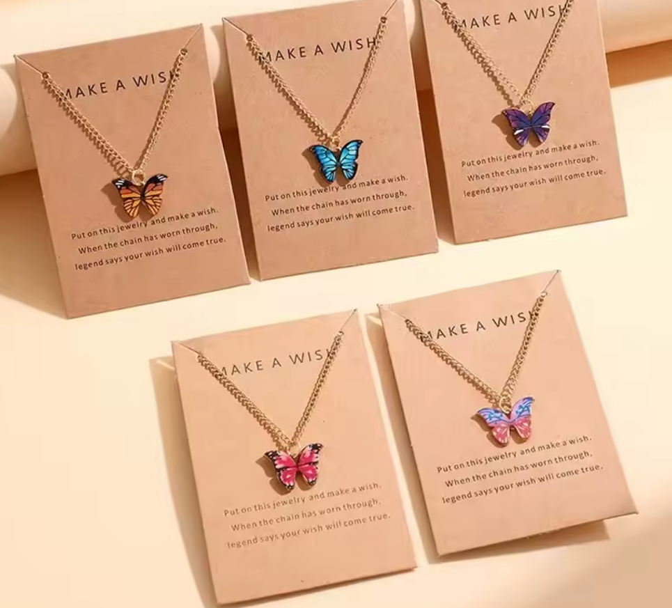 Butterfly Necklaces Set for Women