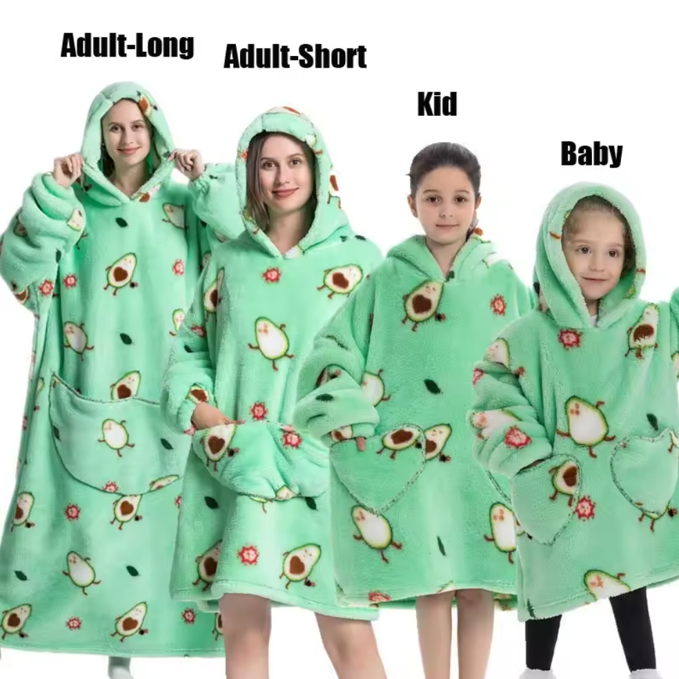 Oversized Blanket Pullover Hoodies