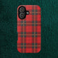 plaid magsafe iphone case | just christmas