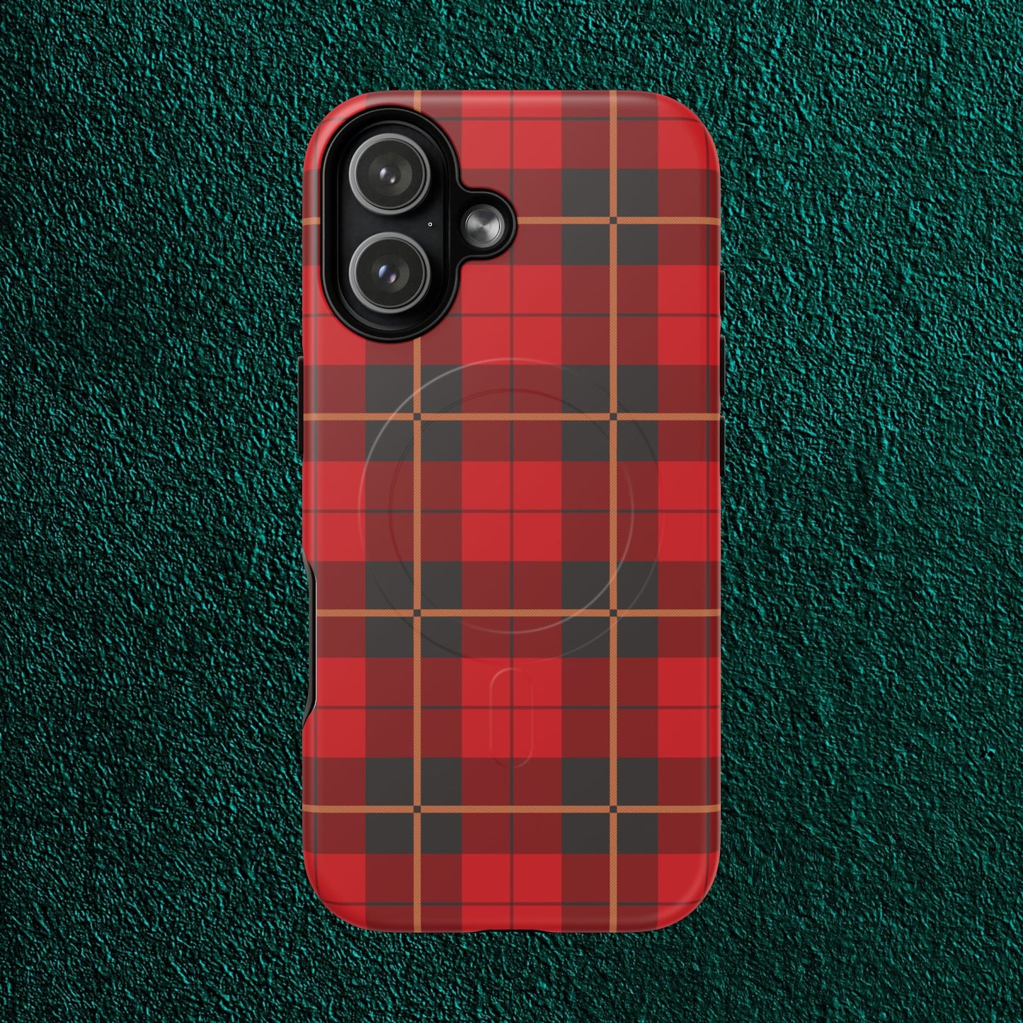 plaid magsafe iphone case | just christmas