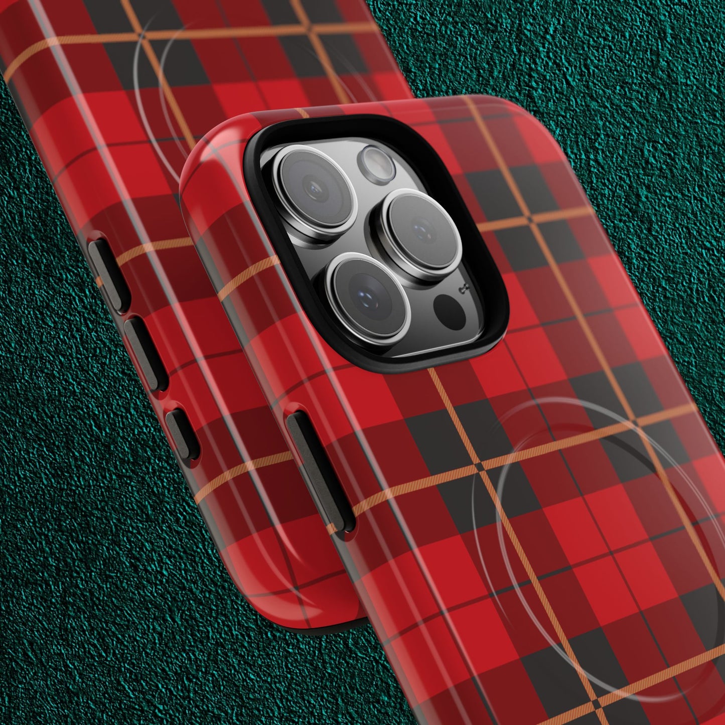 plaid magsafe iphone case | just christmas