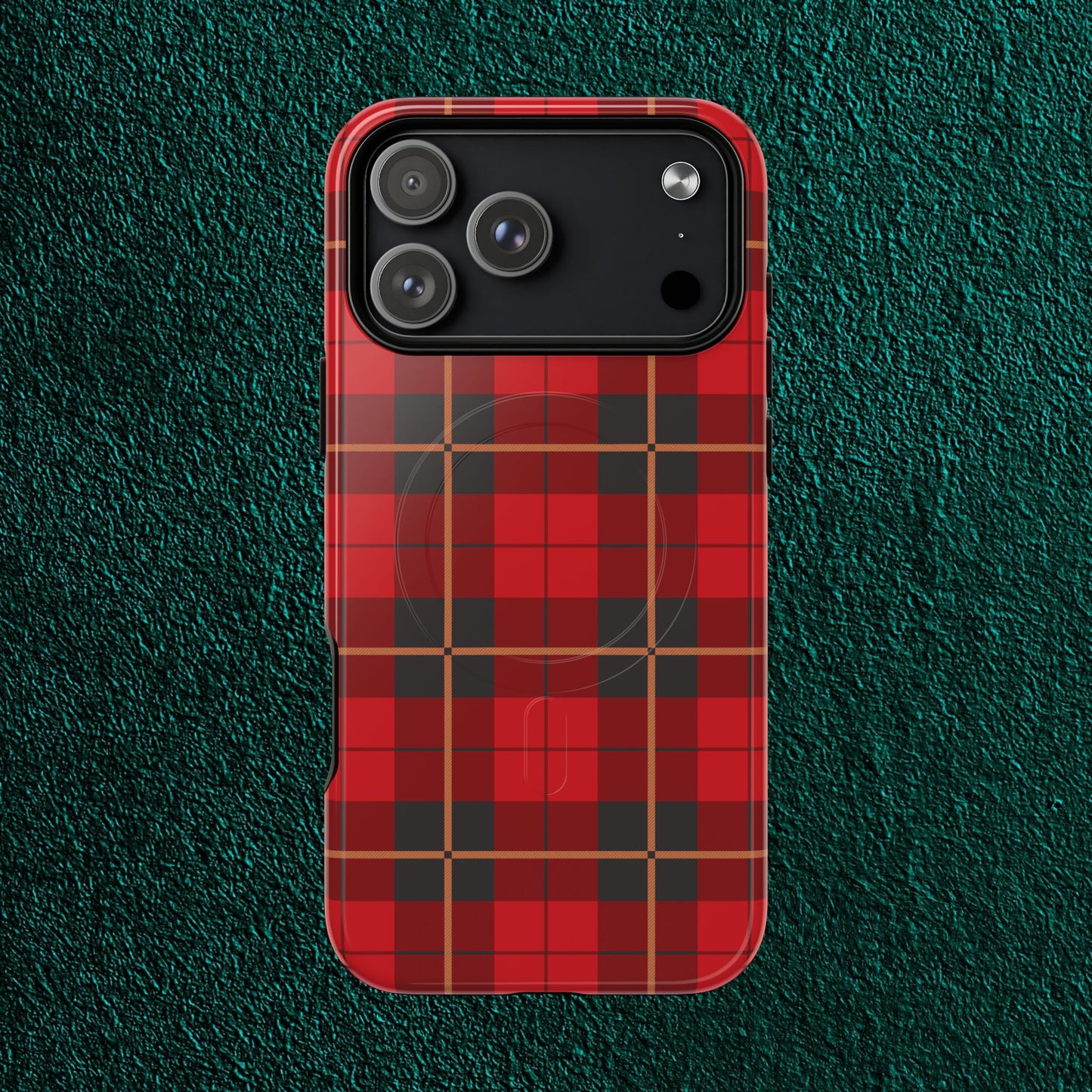 plaid magsafe iphone case | just christmas