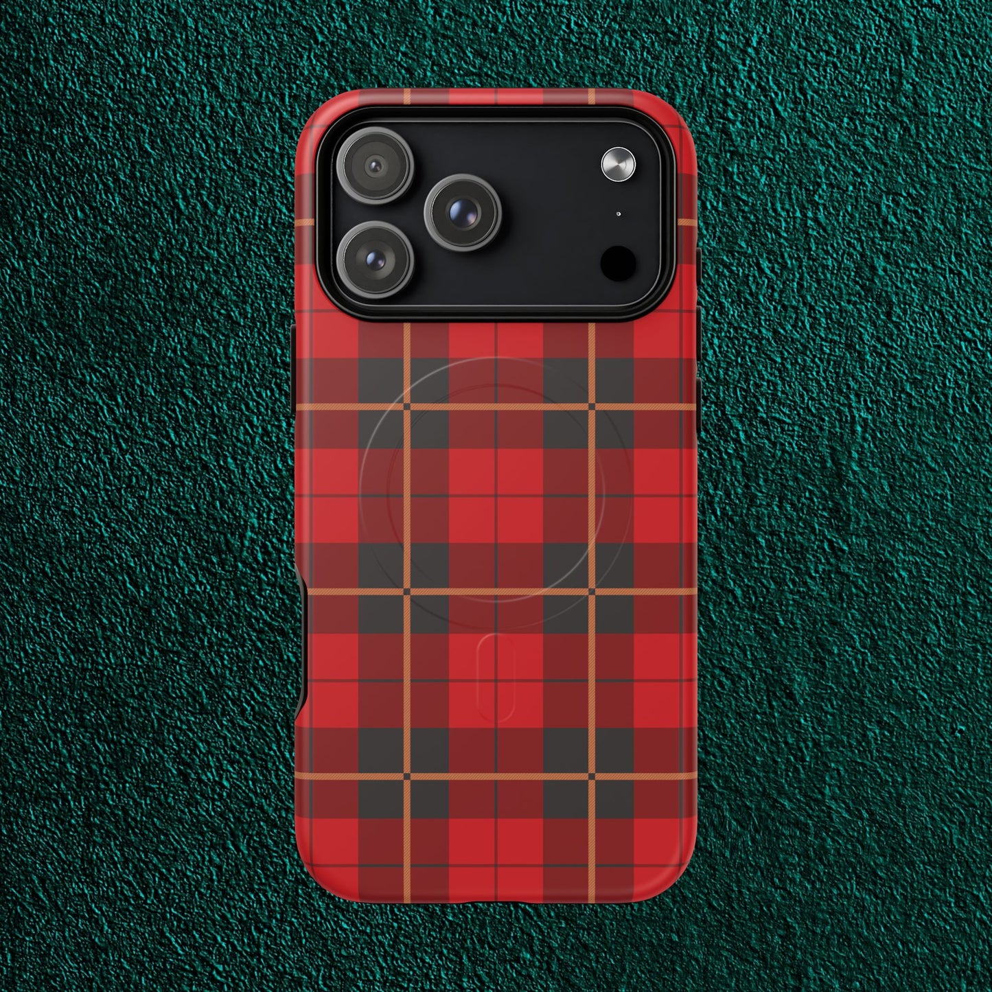 plaid magsafe iphone case | just christmas