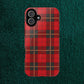 plaid magsafe iphone case | just christmas