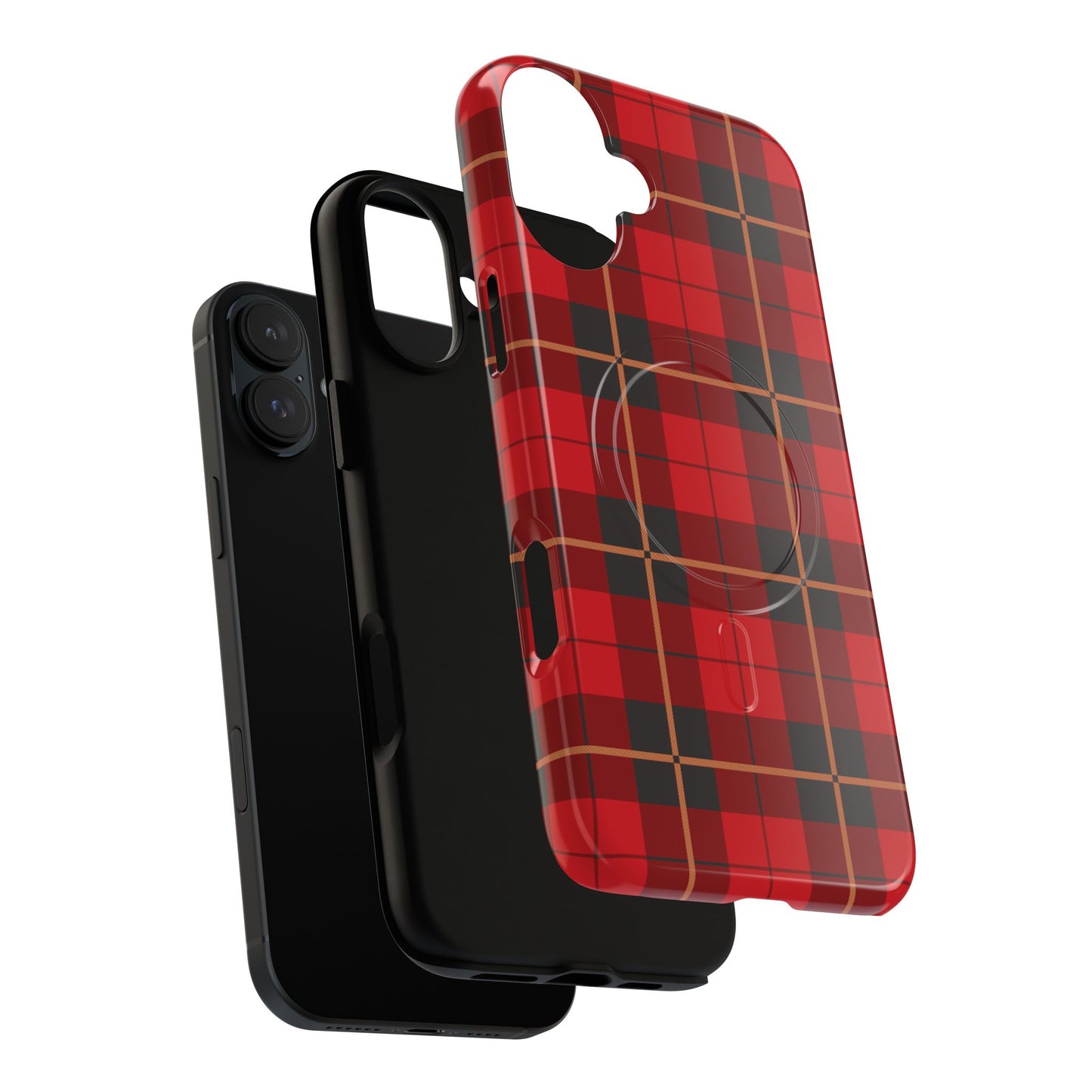 plaid magsafe iphone case | just christmas