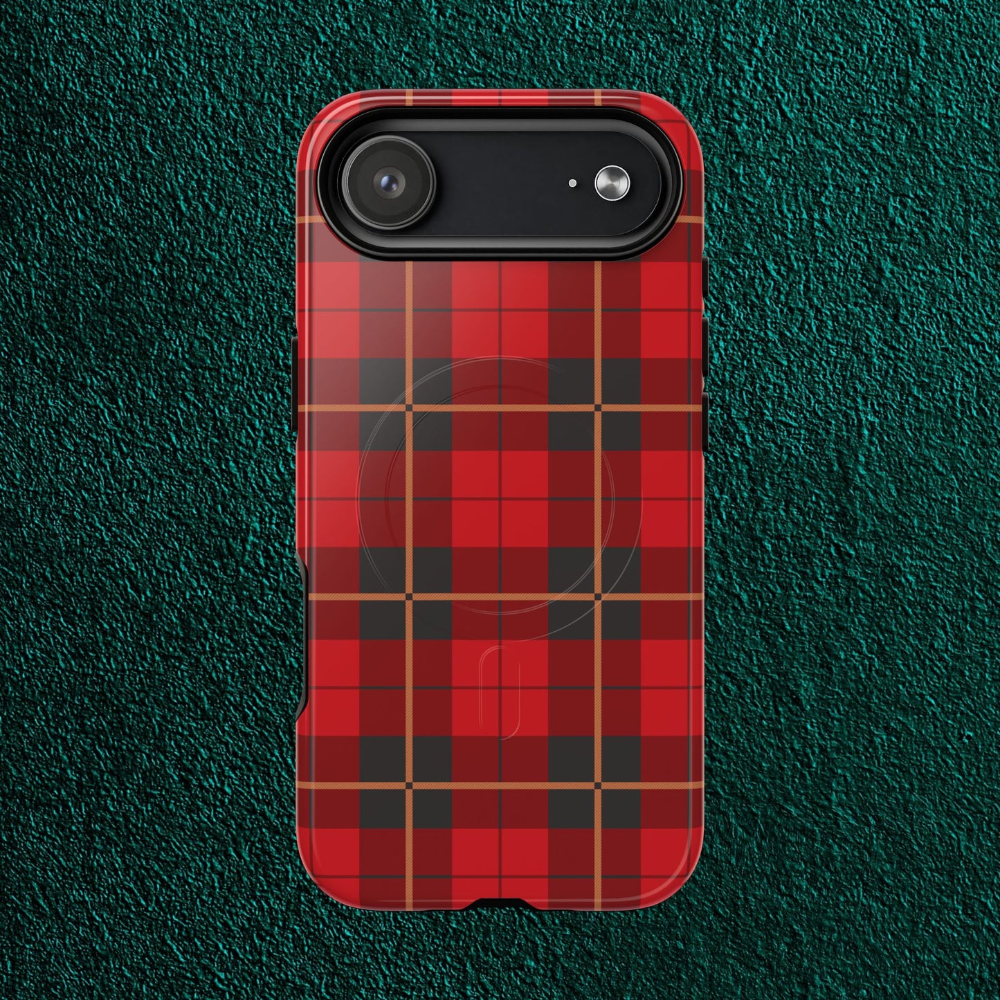 plaid magsafe iphone case | just christmas