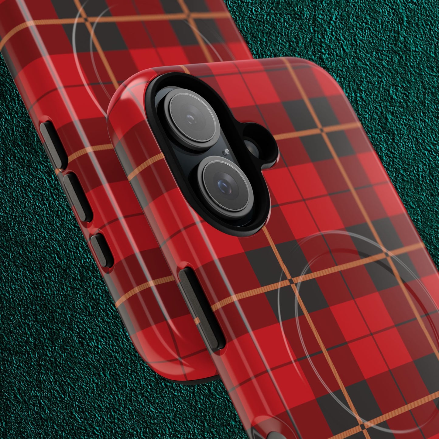 plaid magsafe iphone case | just christmas