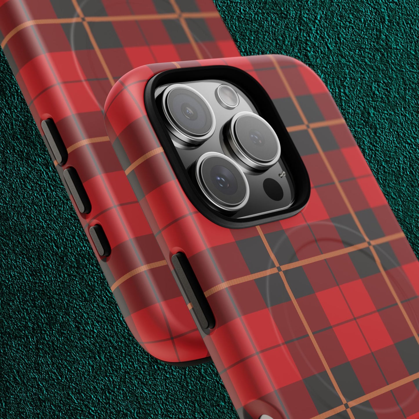 plaid magsafe iphone case | just christmas