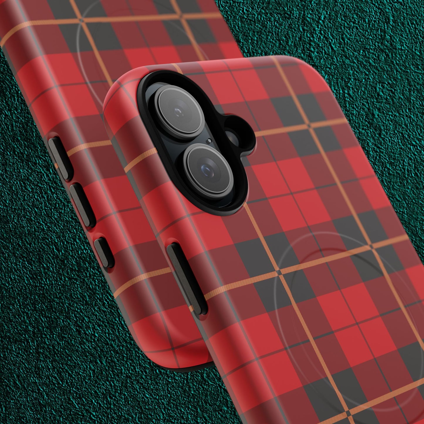 plaid magsafe iphone case | just christmas