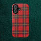 plaid magsafe iphone case | just christmas