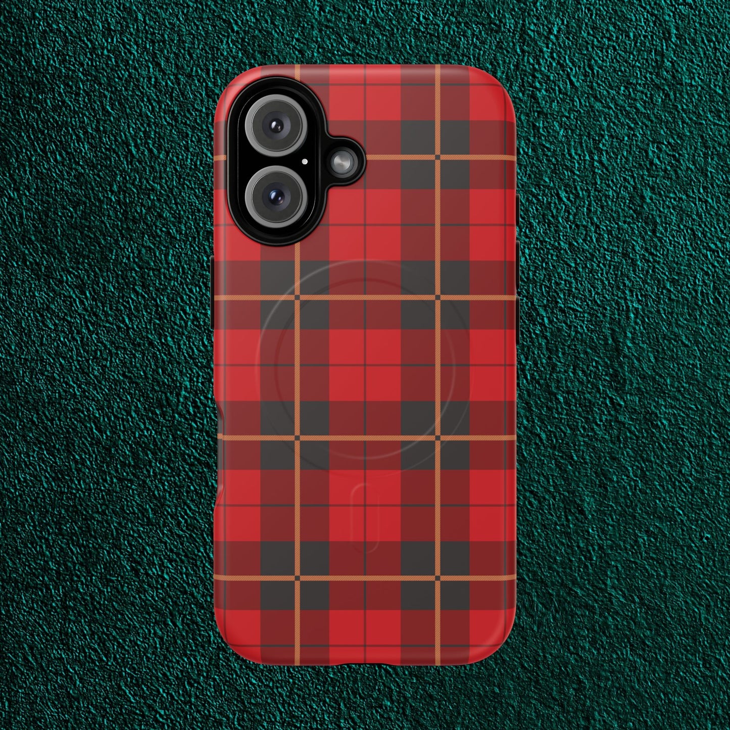 plaid magsafe iphone case | just christmas