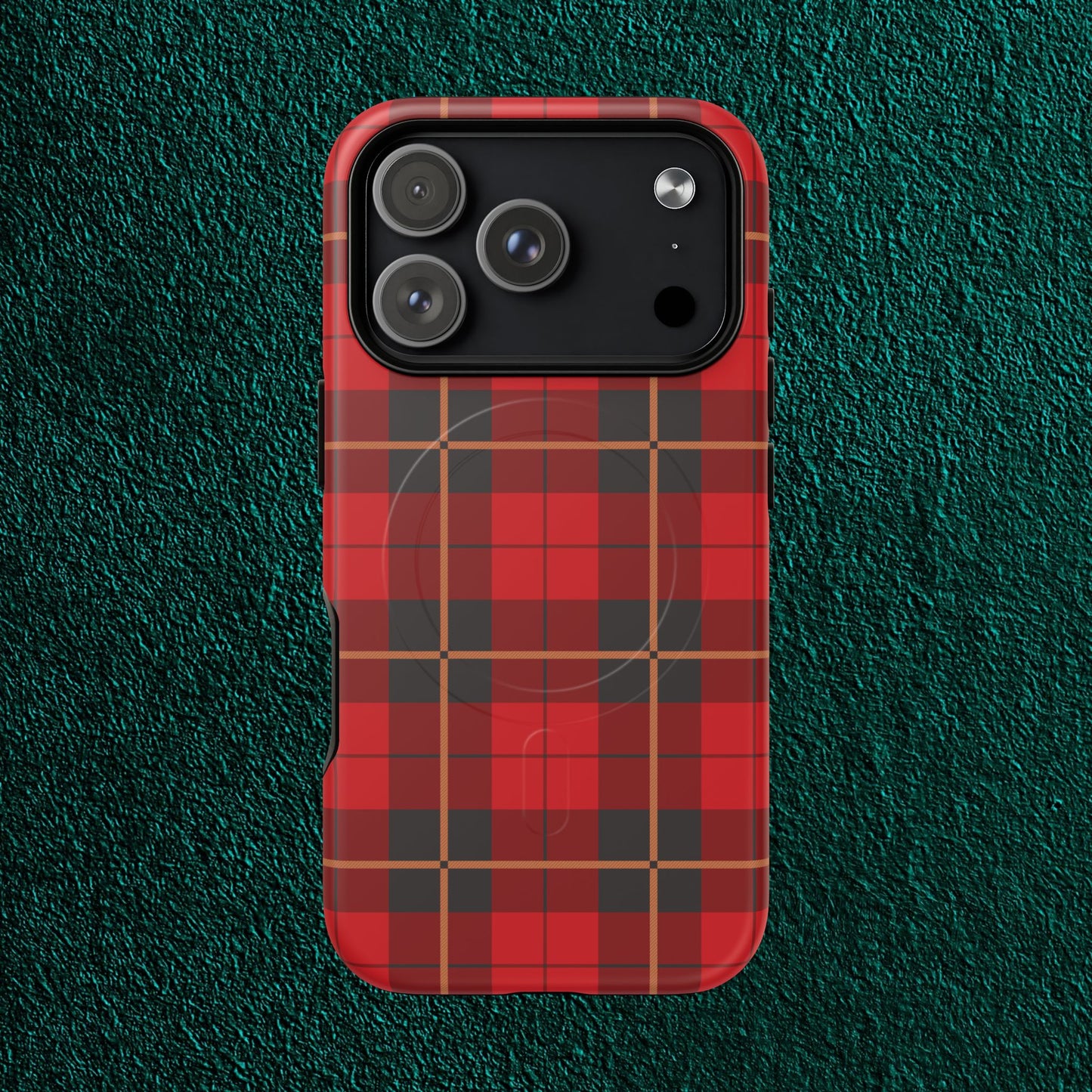 plaid magsafe iphone case | just christmas