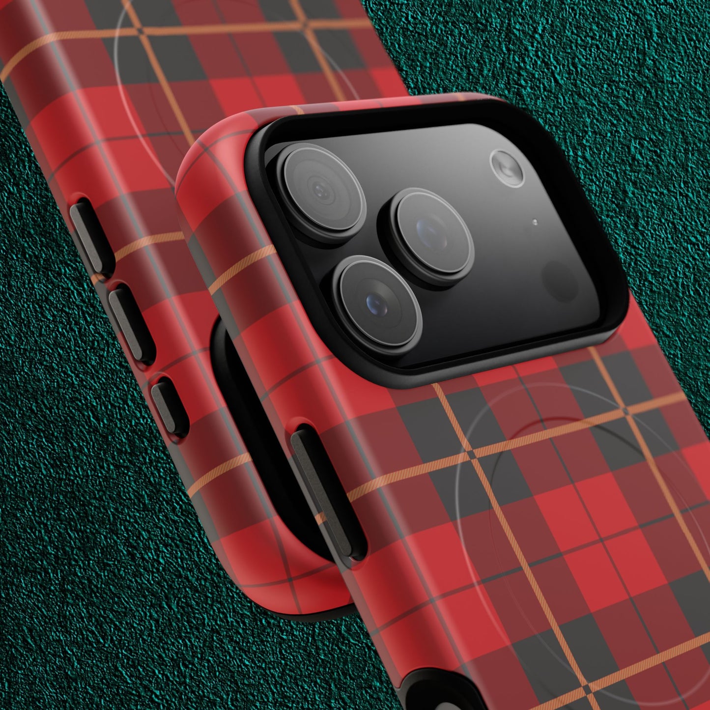 plaid magsafe iphone case | just christmas