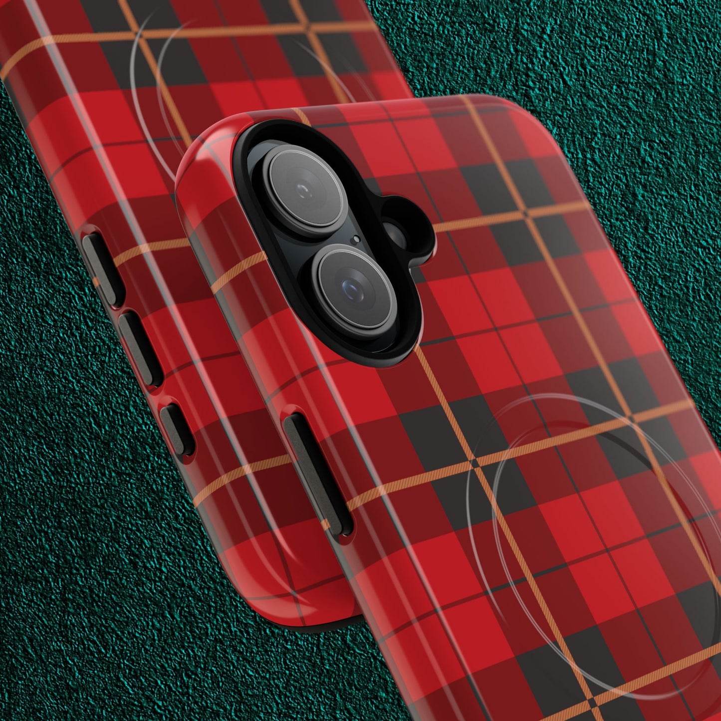 plaid magsafe iphone case | just christmas