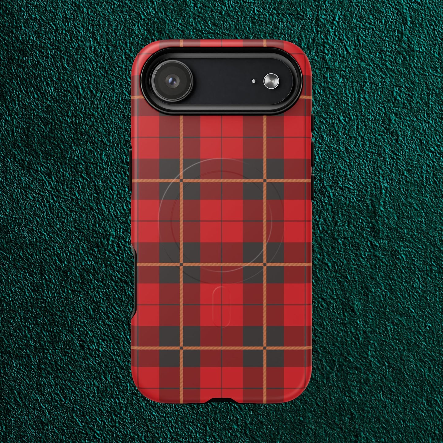 plaid magsafe iphone case | just christmas