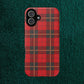 plaid magsafe iphone case | just christmas