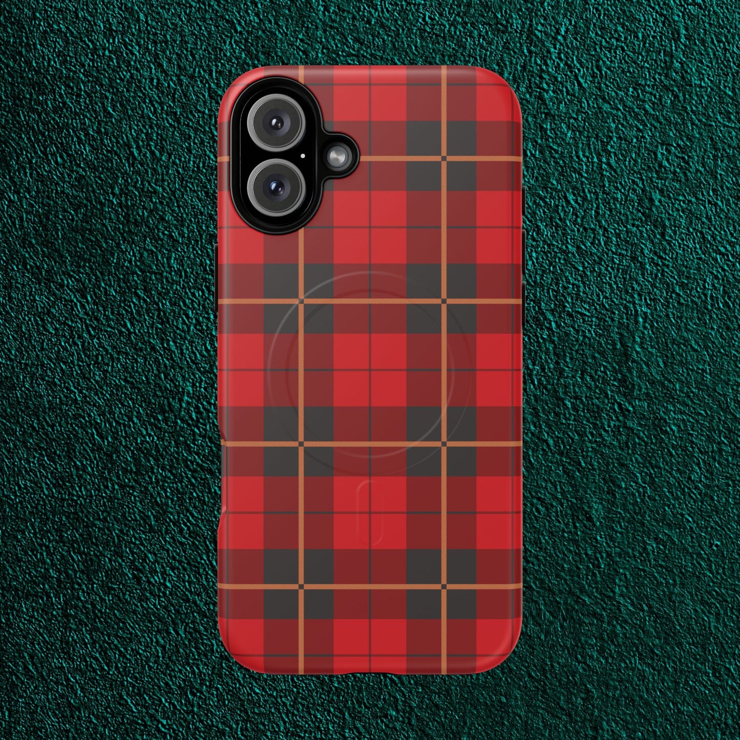 plaid magsafe iphone case | just christmas