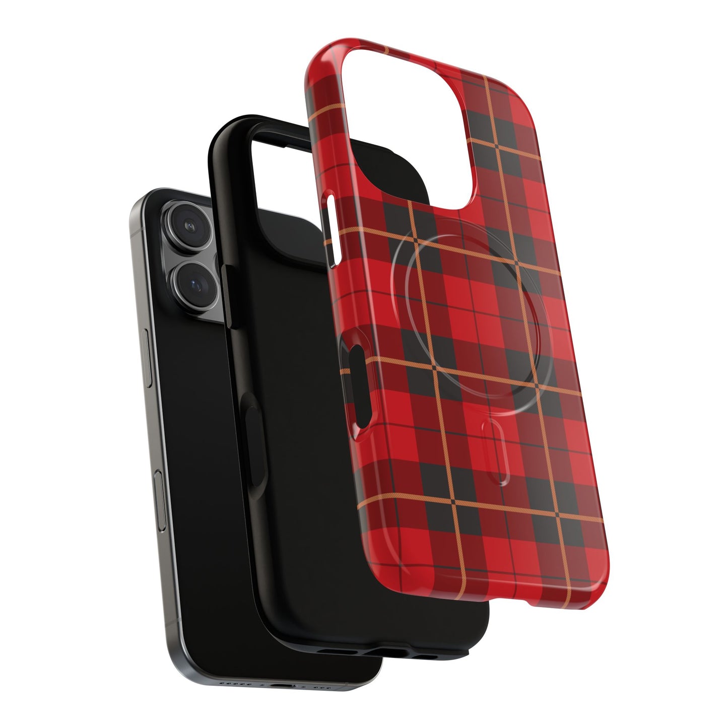 plaid magsafe iphone case | just christmas