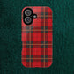 plaid magsafe iphone case | just christmas
