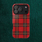 plaid magsafe iphone case | just christmas