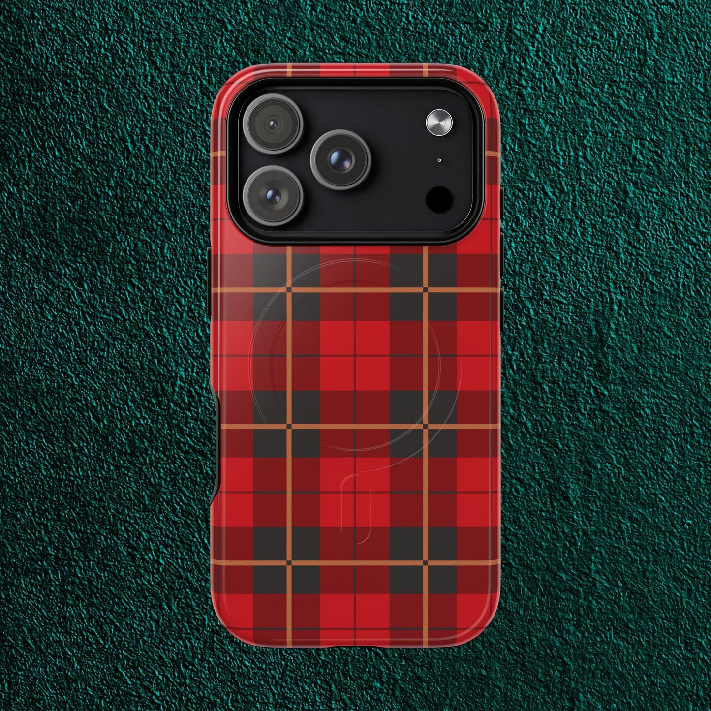plaid magsafe iphone case | just christmas