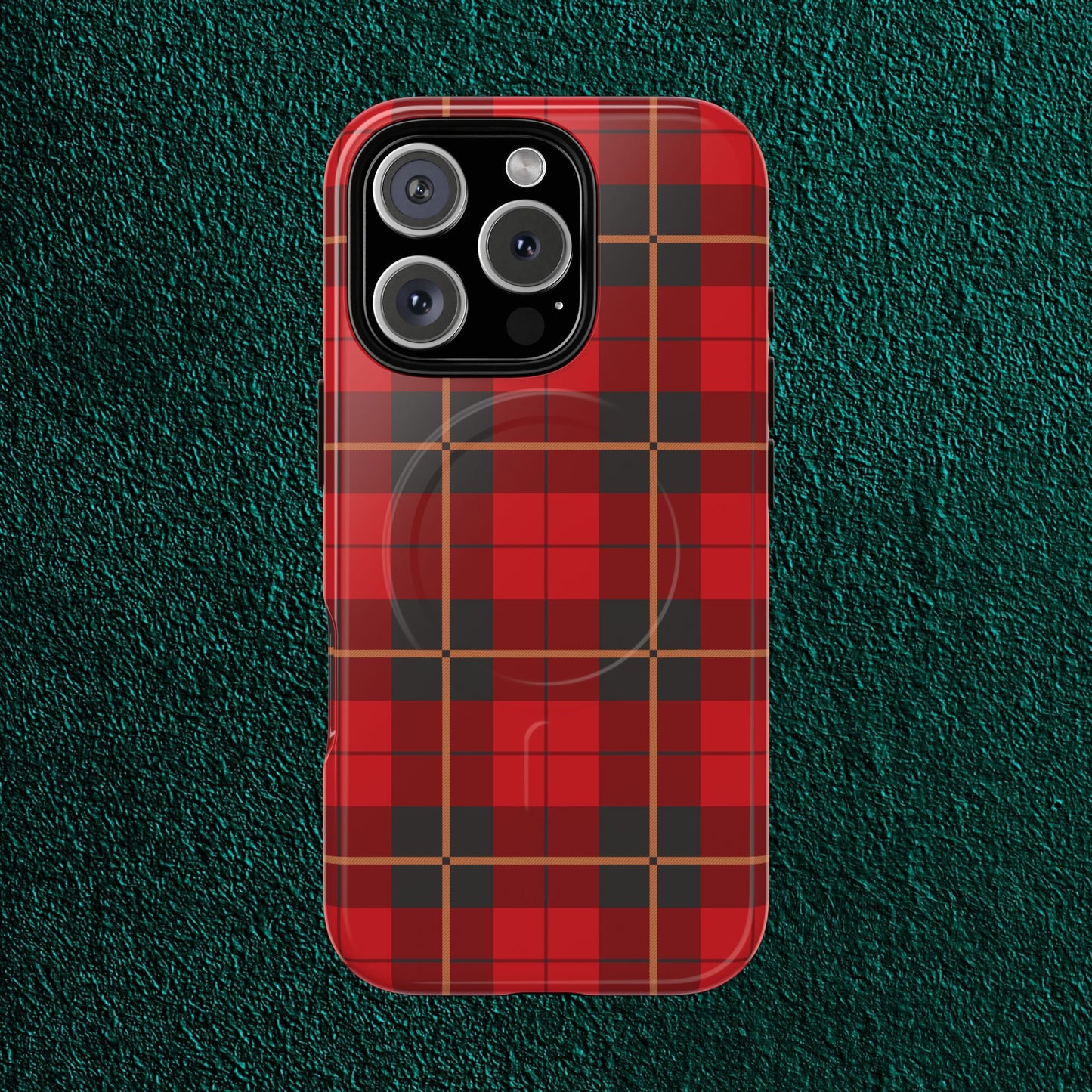 plaid magsafe iphone case | just christmas