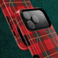 plaid magsafe iphone case | just christmas