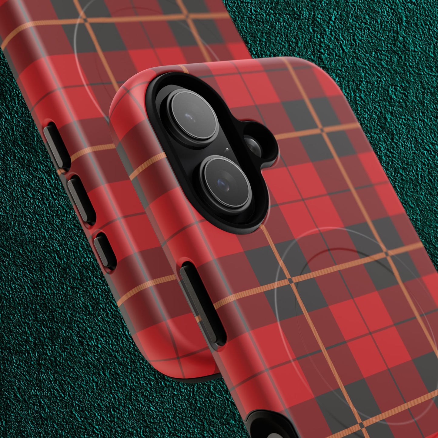 plaid magsafe iphone case | just christmas