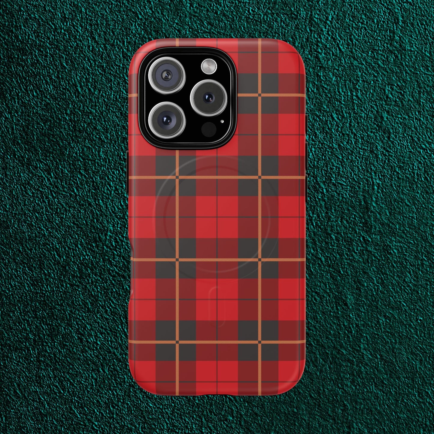 plaid magsafe iphone case | just christmas