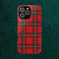 plaid magsafe iphone case | just christmas