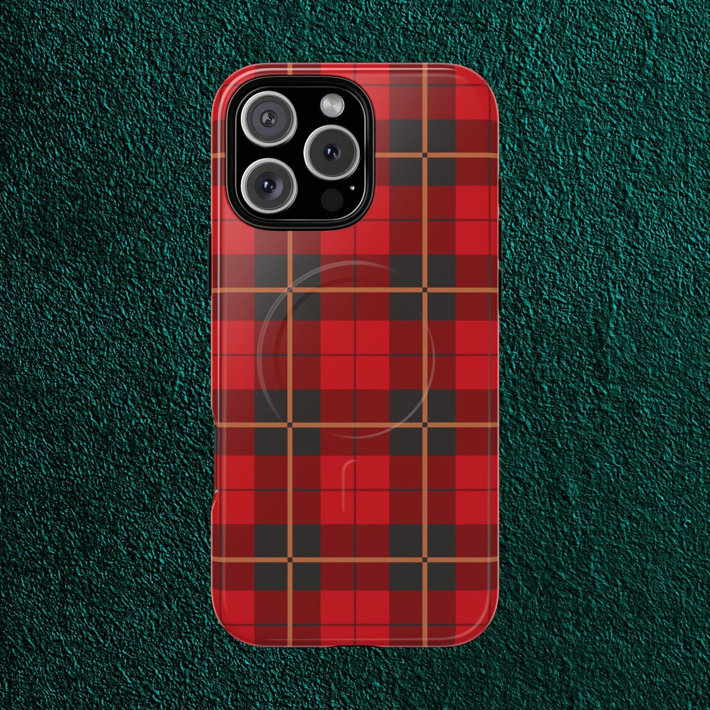 plaid magsafe iphone case | just christmas