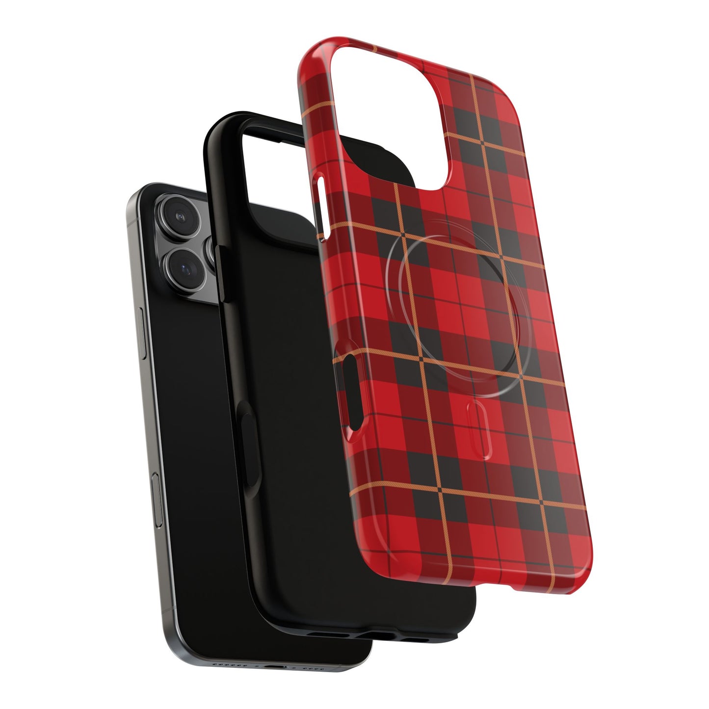 plaid magsafe iphone case | just christmas