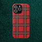 plaid magsafe iphone case | just christmas