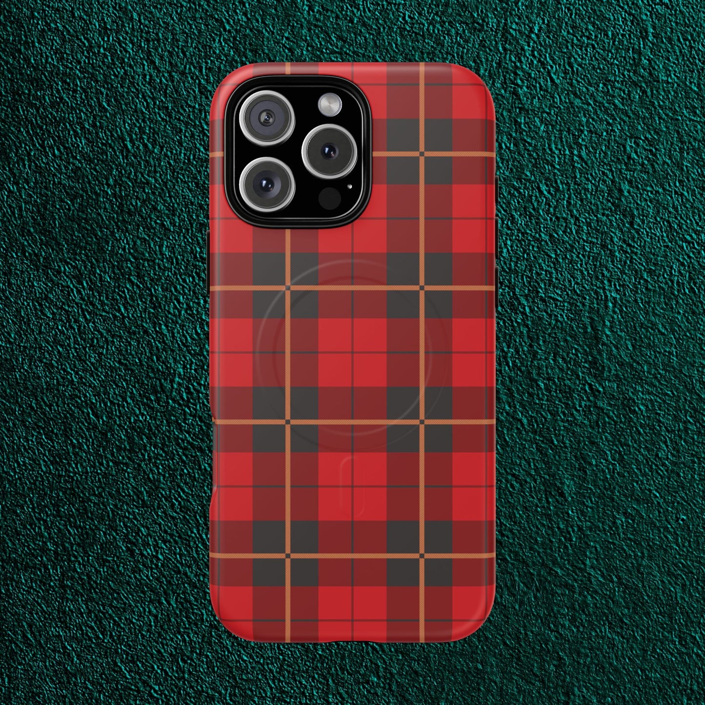 plaid magsafe iphone case | just christmas
