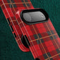plaid magsafe iphone case | just christmas