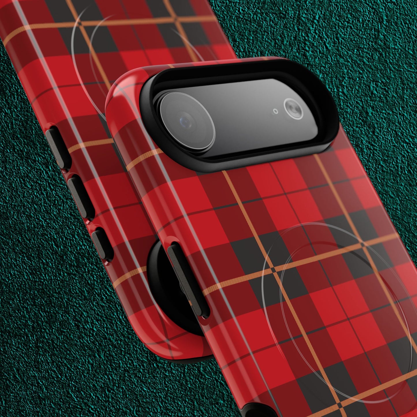 plaid magsafe iphone case | just christmas