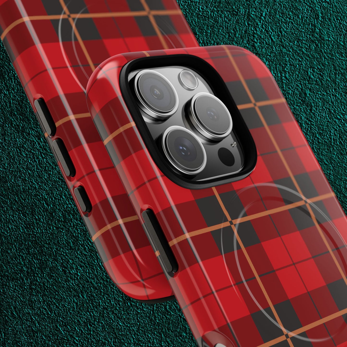 plaid magsafe iphone case | just christmas