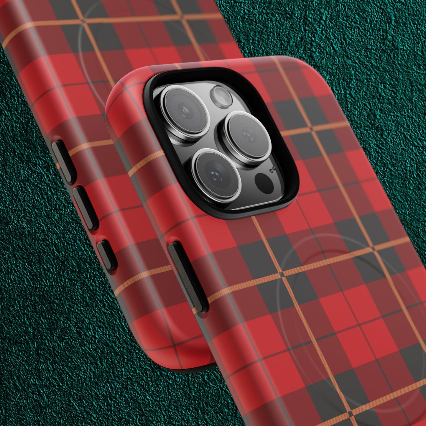 plaid magsafe iphone case | just christmas