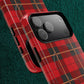 plaid magsafe iphone case | just christmas