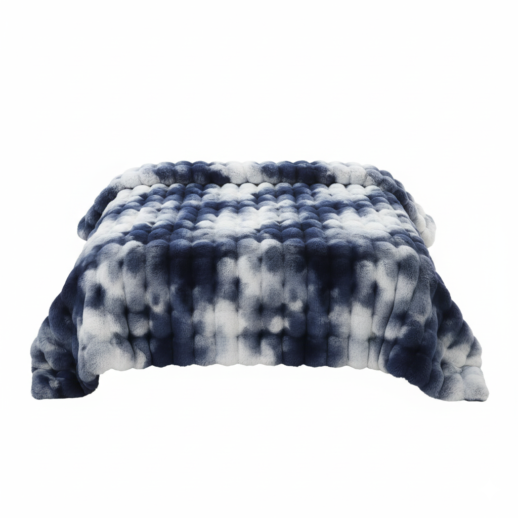 Faux Rabbit Fleece Blanket