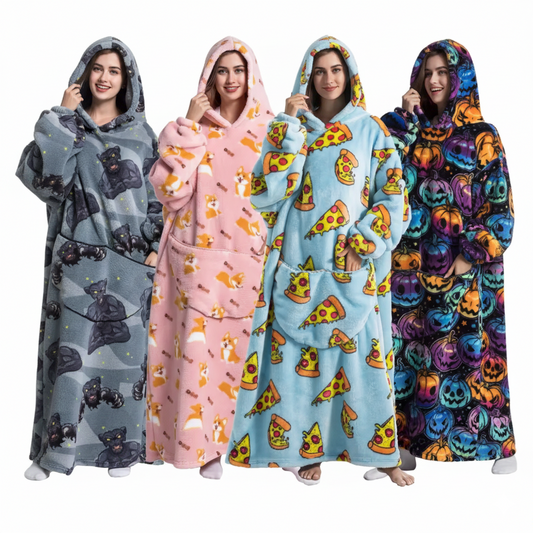 Oversized Blanket Pullover Hoodies