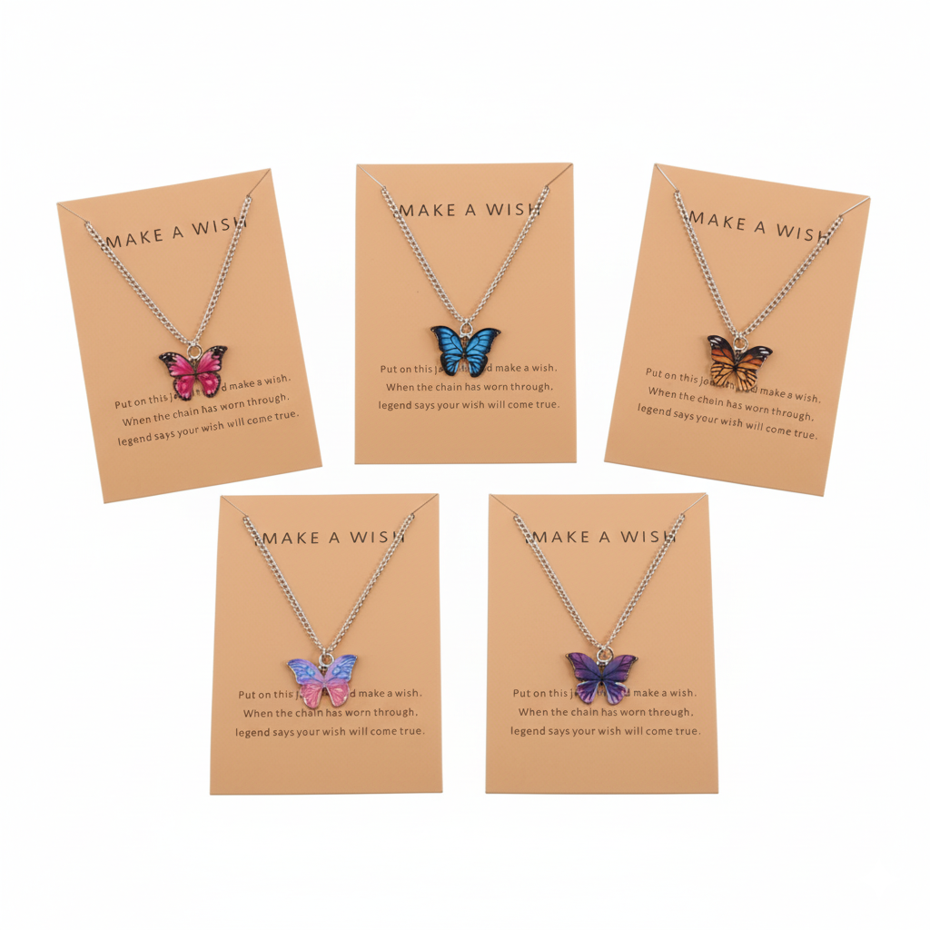Butterfly Necklaces Set for Women