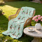 Christmas Cartoon Goose Print Flannel Blanket