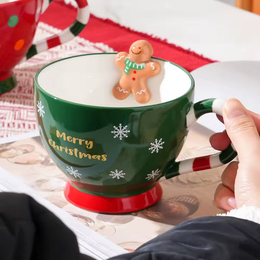 Gingerbread Man Coffee Cup