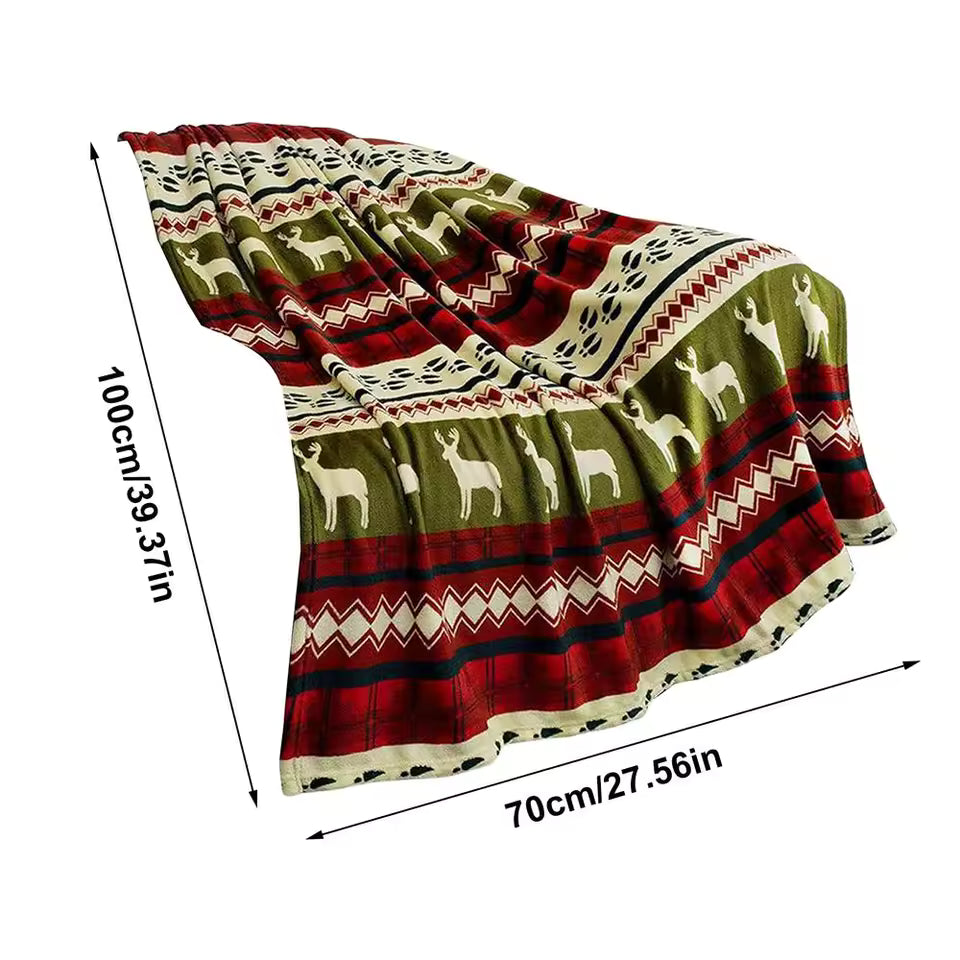 Christmas Throw Flannel Blanket