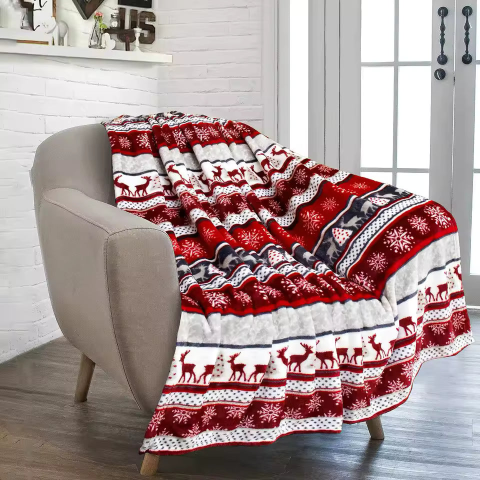 Christmas Throw Flannel Blanket
