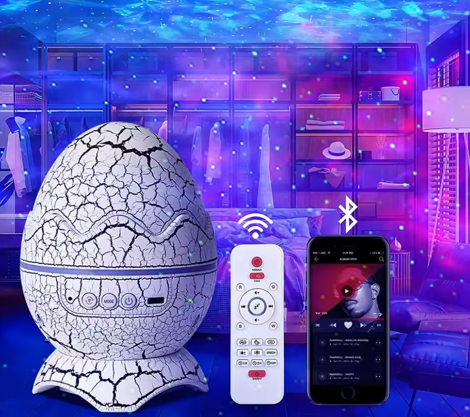 Dinosaur Egg Galaxy Projector