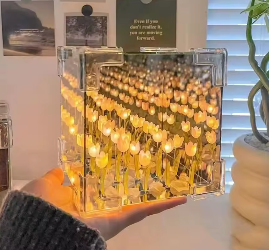 Creative DIY Tulip Night Light Led Decorative