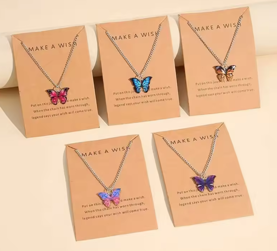 Butterfly Necklaces Set for Women