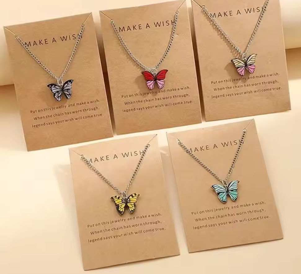 Butterfly Necklaces Set for Women